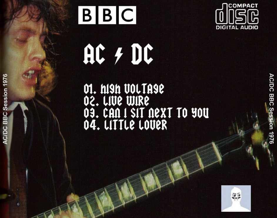 AC/DC IN SESSION AT THE BBC / PEEL SESSIONS 1976 ACE BOOTLEGS